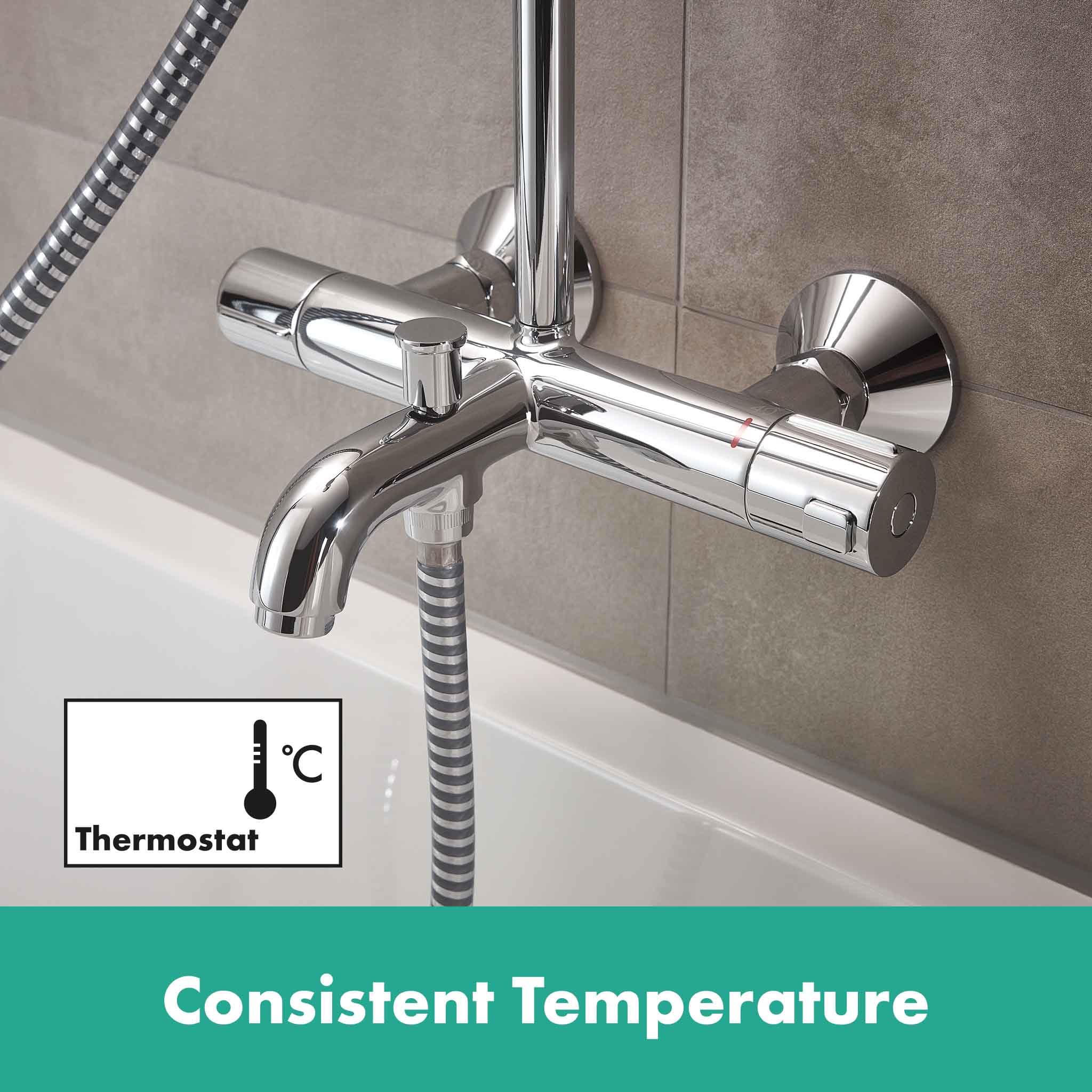 T◆新品hansgrohe Vernis Blend シャワーシステム 200 hansgrohe Showerheads: Vernis Blend, 1 spray mode, Art. no